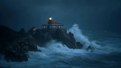 A Light In The Storm � digital wallpaper by Dennis R. Ling